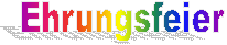 Ehrungsfeier Ehrungsfeier