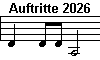 Auftritte 2026