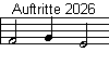 Auftritte 2026